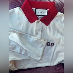 Gucci long sleeve polo